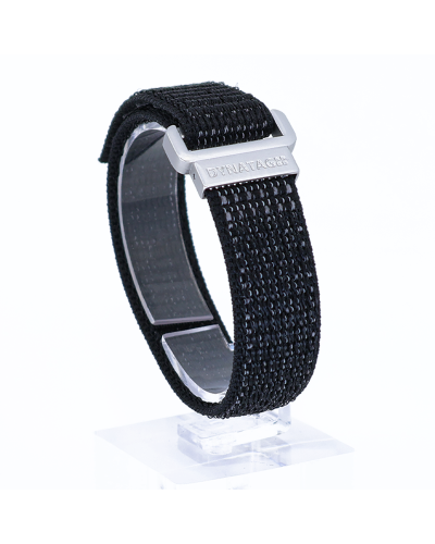 Polsband Textiel Zwart/Grijs Polsband Textiel Zwart/Grijs