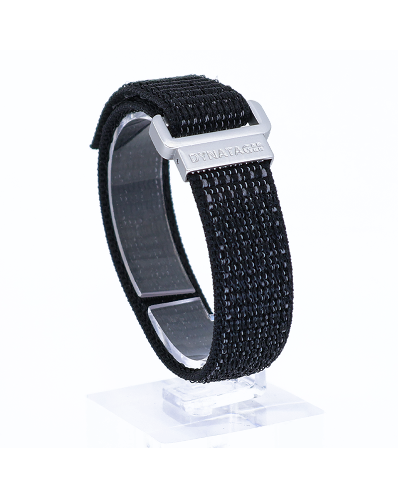 Polsband Textiel Zwart/Grijs Polsband Textiel Zwart/Grijs