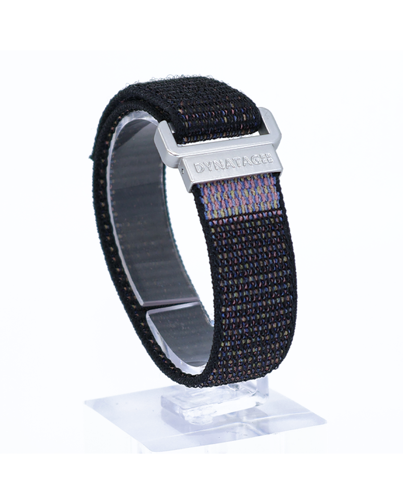 Polsband Textiel Zwart/Roze Polsband Textiel Zwart/Roze