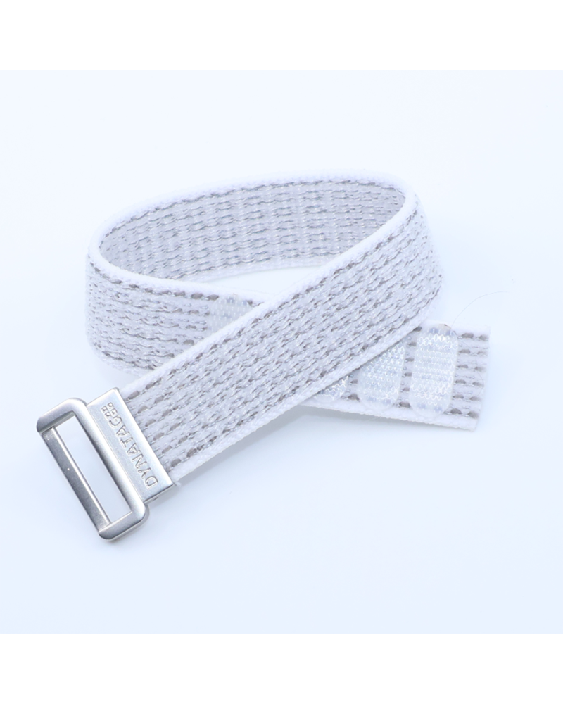 SOS textiel Noodarmband Wit