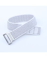 SOS textiel Noodarmband Wit