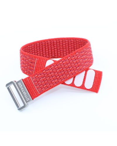 SOS Noodarmband Textiel Rood