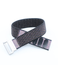 Armband Textil Schwarz/Rosa