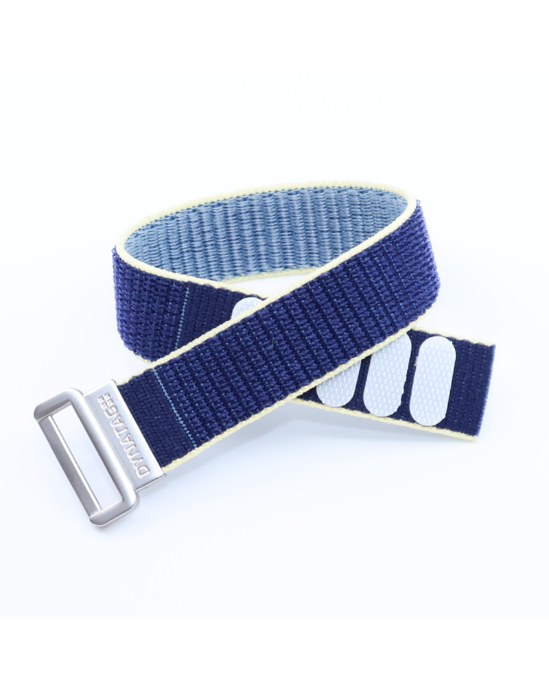 Polsband Textiel Blauw/Geel