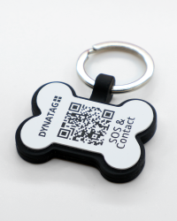 Pet-Tag SOS "Bone" Silicone White
