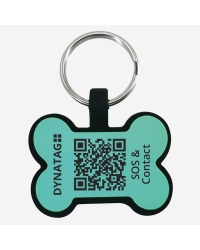 Pet-Tag SOS "Bone" Silicone Turquoise