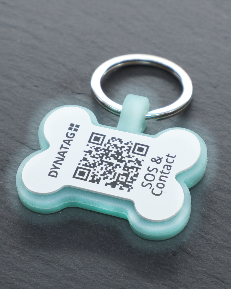 Pettag SOS "Bone" Silicone Glow Blue