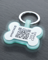 Pettag SOS "Bone" Silicone Glow Blue