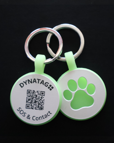 Pet-Tag SOS "Bone" Silicone Red