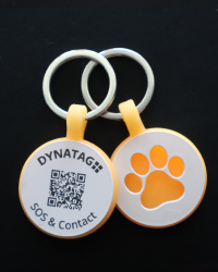 Pet-Tag SOS "Bone" Silicone Red