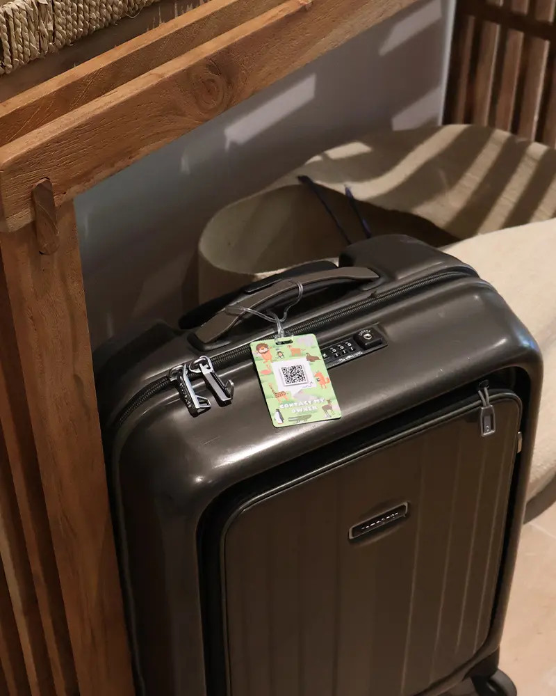 SOS Luggage Tag Funny Animal