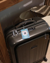 SOS bagagelabel Around World