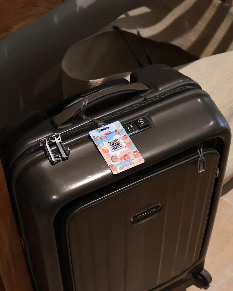 SOS Luggage Tag Beach Fun