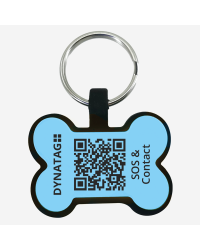 Pet-Tag SOS Bone Silicone Blue