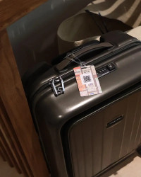 SOS Luggage Tag Happy Travel