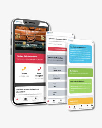 SOS Gepäckanhänger mit QR/NFC