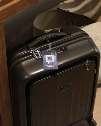 SOS Gepäckanhänger mit QR-Code / NFC Chip - Fünferpack