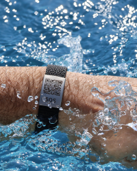 SOS Armband Textiel met QR-code | Noodarmband | DynaTag