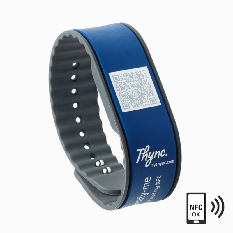 SOS Noodarmband QR/NFC