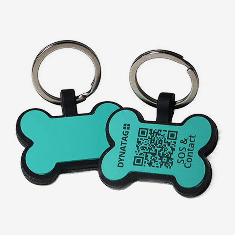Pet-Tag SOS "Bone" Silicone Orange