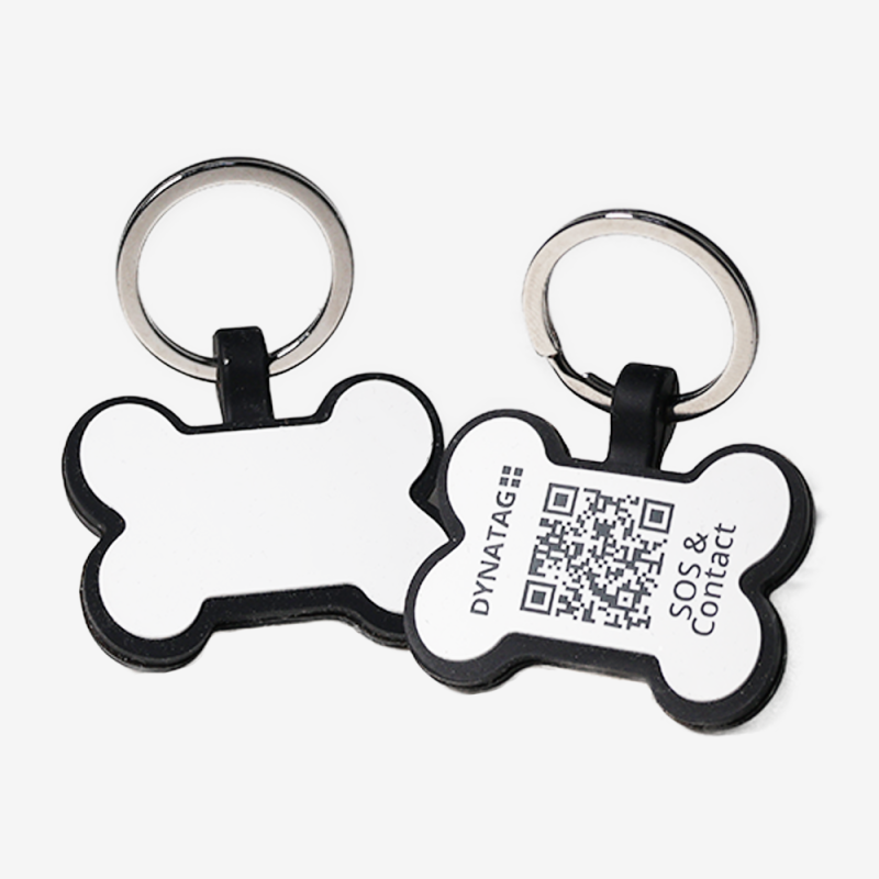 Pet-Tag SOS "Bone" Silicone Orange