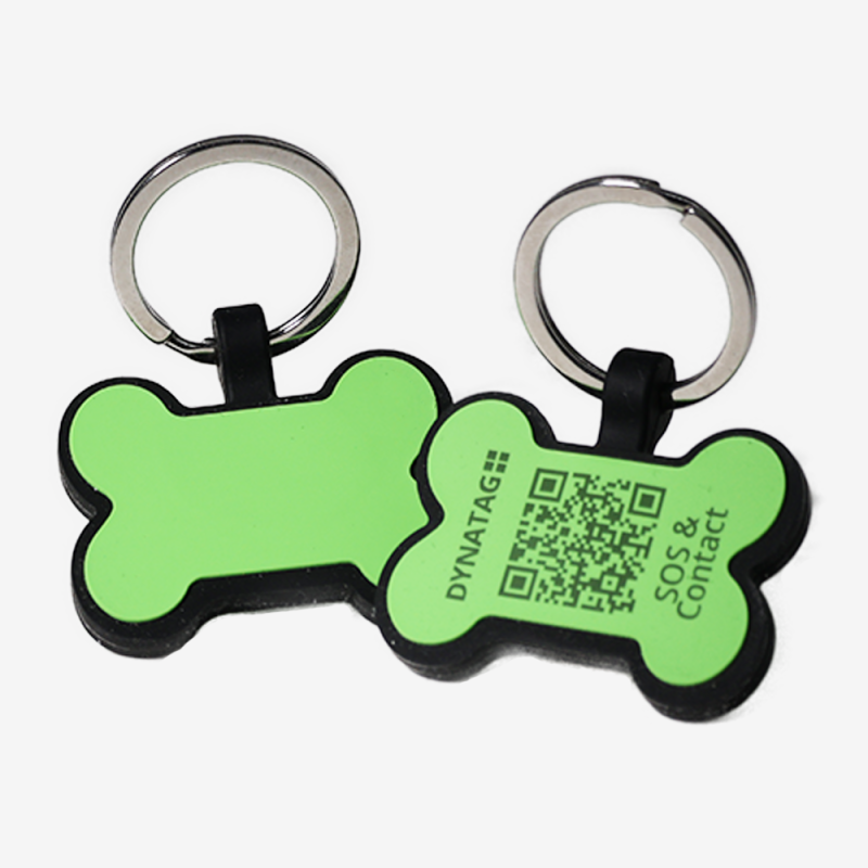Pet-Tag SOS "Bone" Silicone Orange