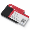 SOS-noodkaart met QR-code – Medische noodkaart met RFID-bescherming