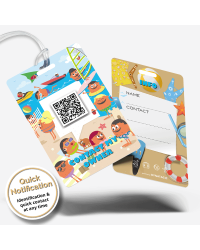 SOS Luggage Tag Beach Fun