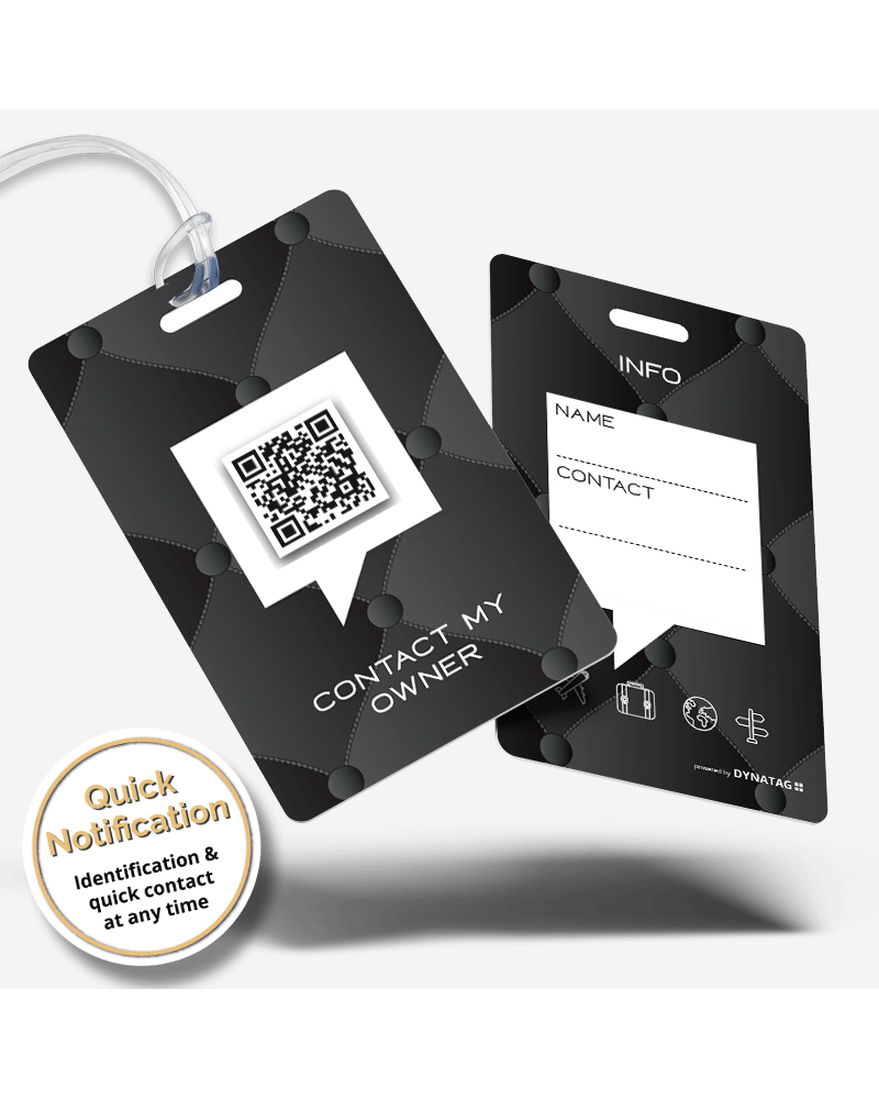 SOS Gepäckanhänger Gentle Black