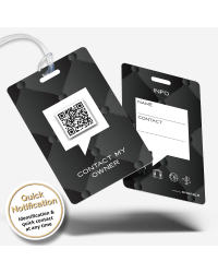 SOS Luggage Tag Gentle Black