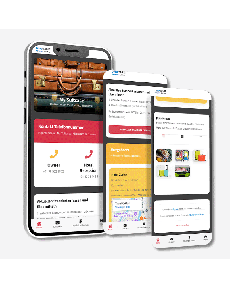 SOS Luggage Tag Space Traveller