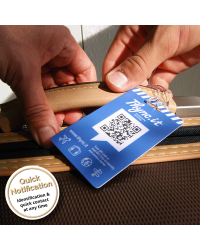 SOS Gepäckanhänger mit QR/NFC