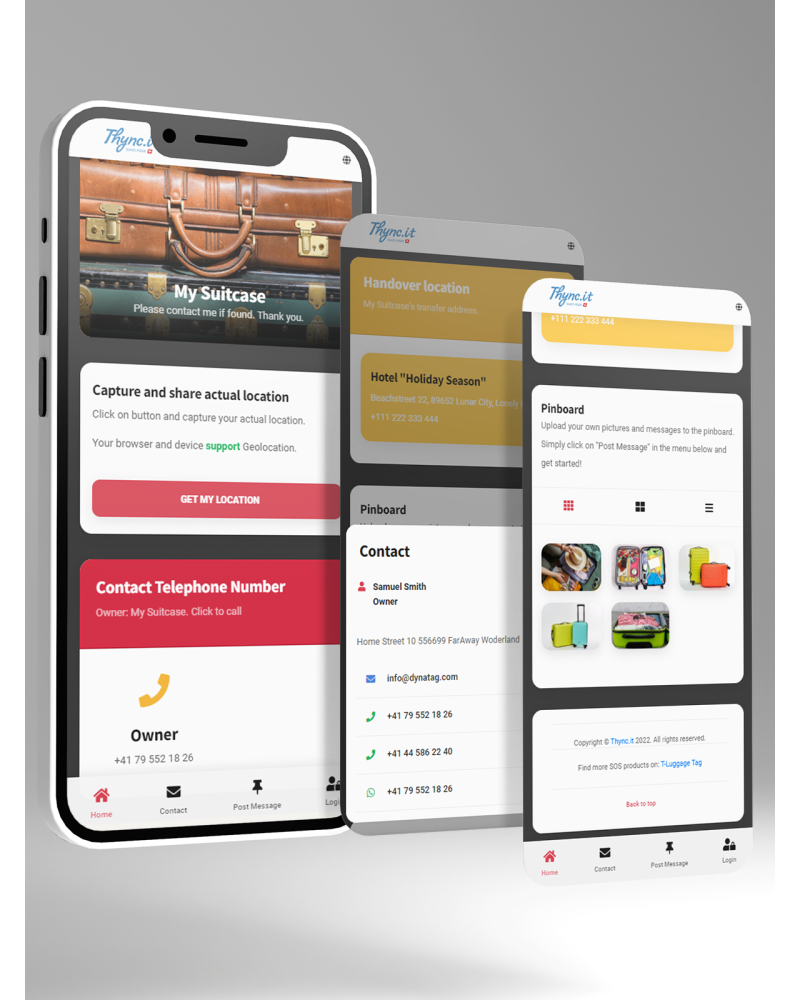 SOS Gepäckanhänger Funny Animal