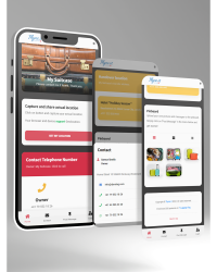 SOS Luggage Tag Funny Animal