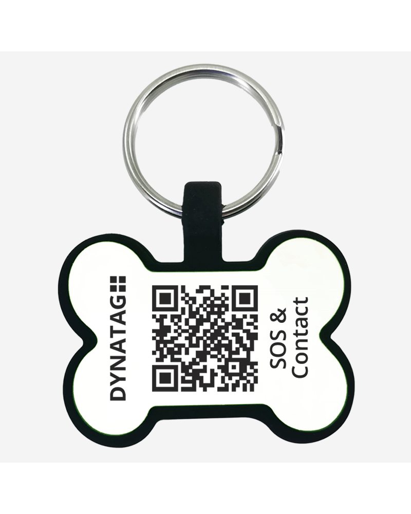 Pet-Tag SOS "Bone" Silicone White
