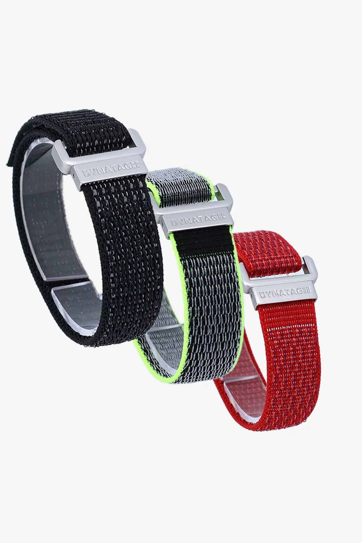 Textile SOS emergency wristband with QR code